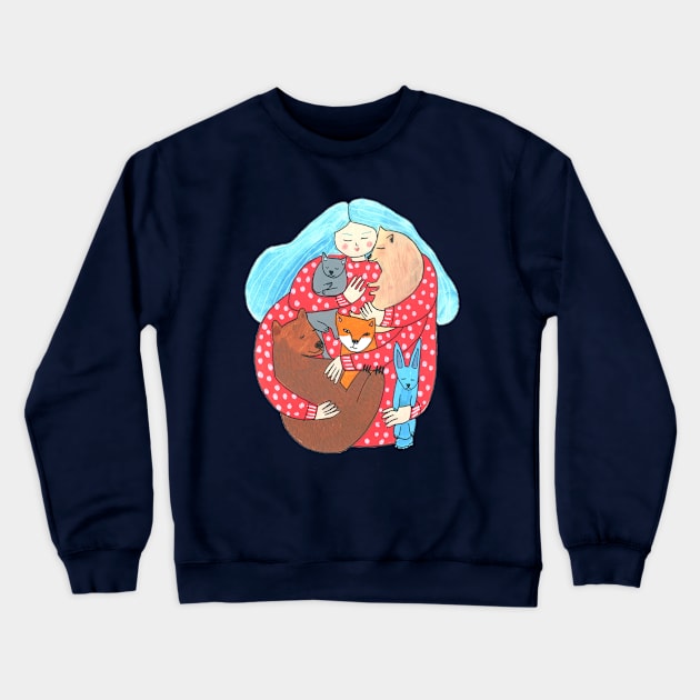 So Many Cats So Many Arms Crewneck Sweatshirt by DoodlesAndStuff